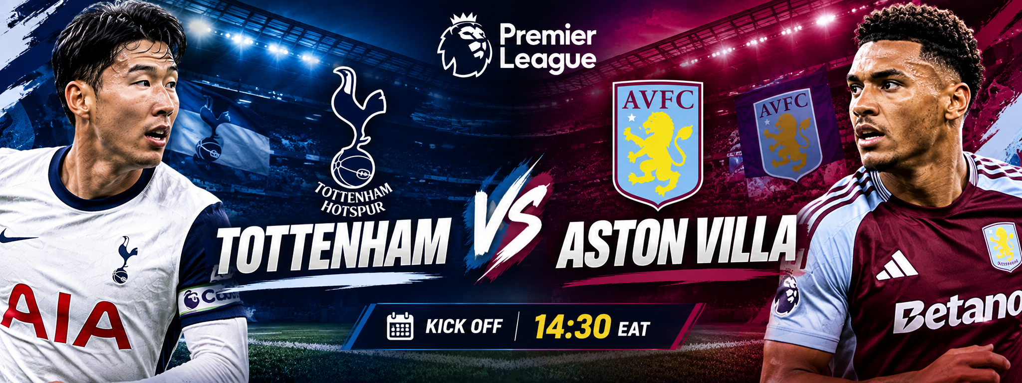 Tottenham vs Aston Villa Matchday